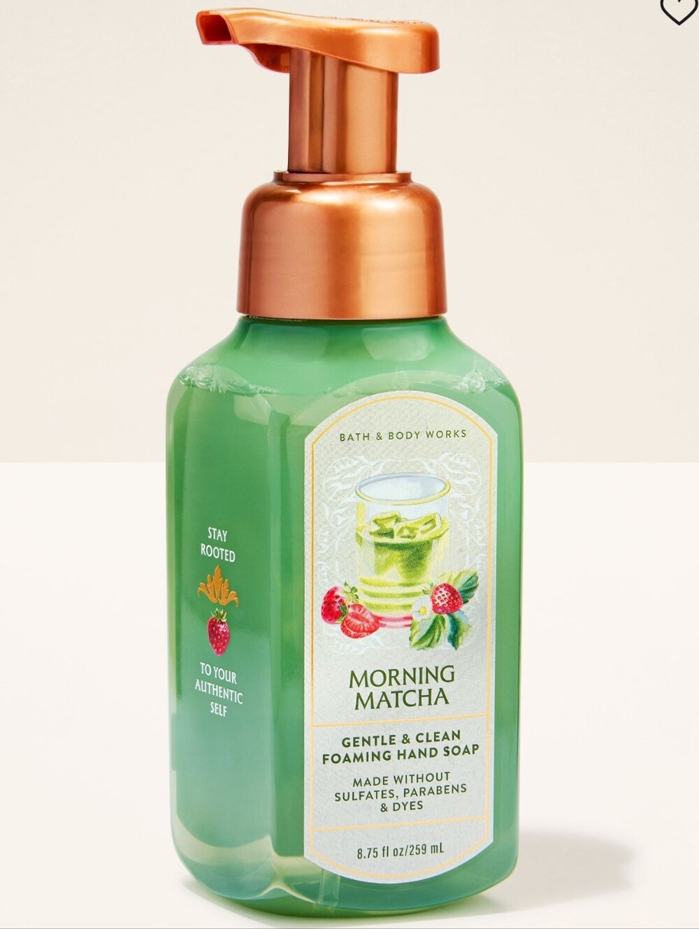 Bath & Body Works Morning Matcha Foaming Hand Soap 8oz NEW RARE